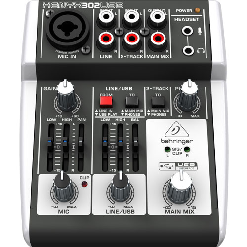 BEHRINGER X302USB 混音器