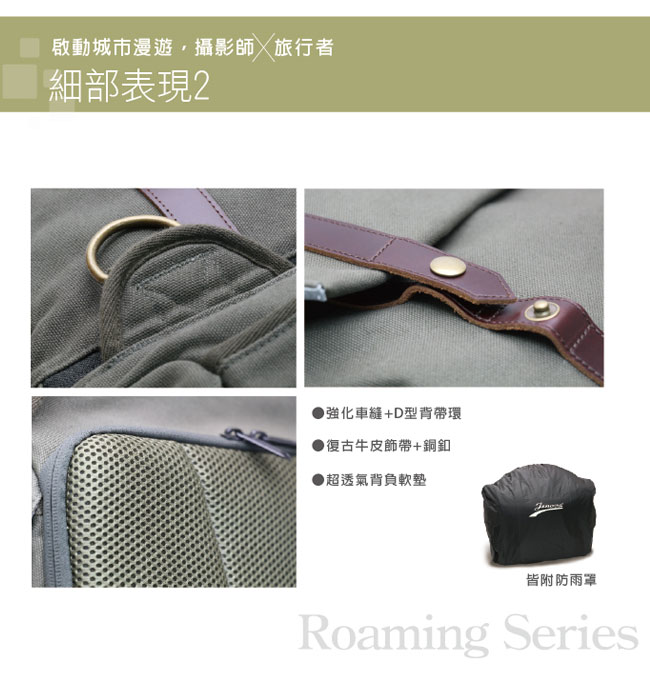 吉尼佛 JENOVA ROAMING 81 都市漫遊者系列 側背包 (小)