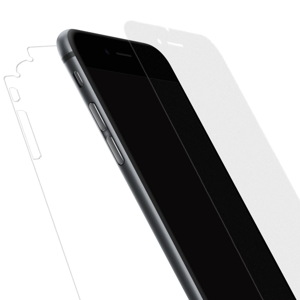 Yourvision iphone 6 /6s  (霧面)防刮螢幕貼+側邊蝶翼加強抗污背膜