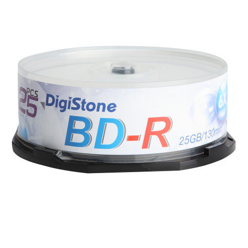 DigiStone 國際版 A+ 藍光 6XBD-R 25GB 桶裝 (100片)