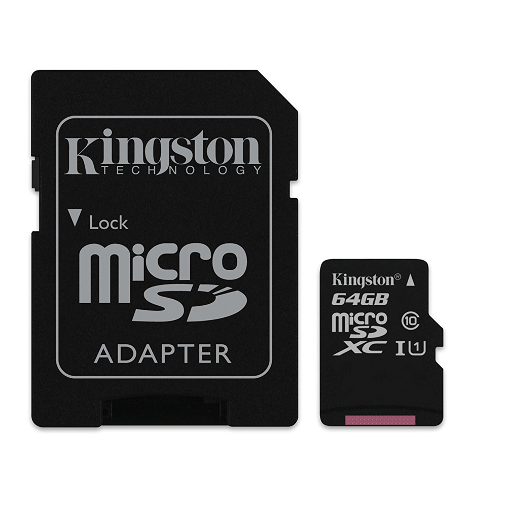 金士頓Kingston MicroSDXC U1 64GB 記憶卡