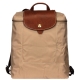 LONGCHAMP  Le-Pliage拉鍊後背包(卡其) product thumbnail 1