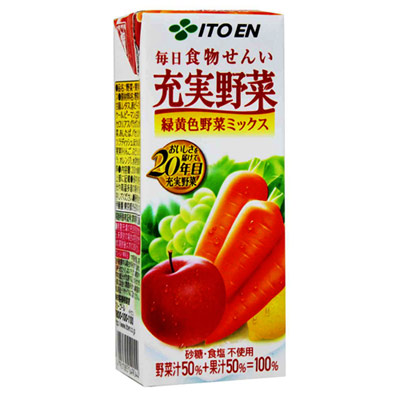 伊藤園充實野菜汁-紙包裝(6入組)