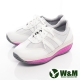 W&M 2014 FIT 城市健走族透氣健塑鞋綁帶心型底女鞋-白 product thumbnail 1