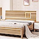 品家居 費爾6尺木紋雙色雙人加大床頭片-193.9x9.1x94.5cm免組 product thumbnail 1