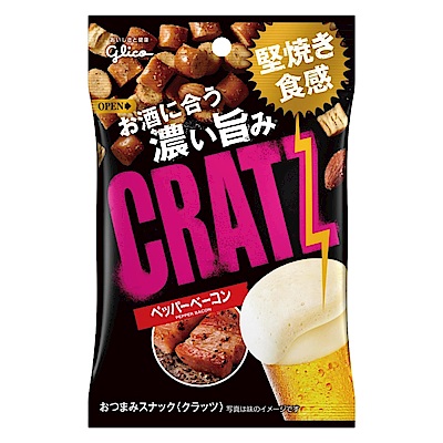 GOLICO格力高 CRATZ卡滋脆餅黑胡椒培根風味(42g)