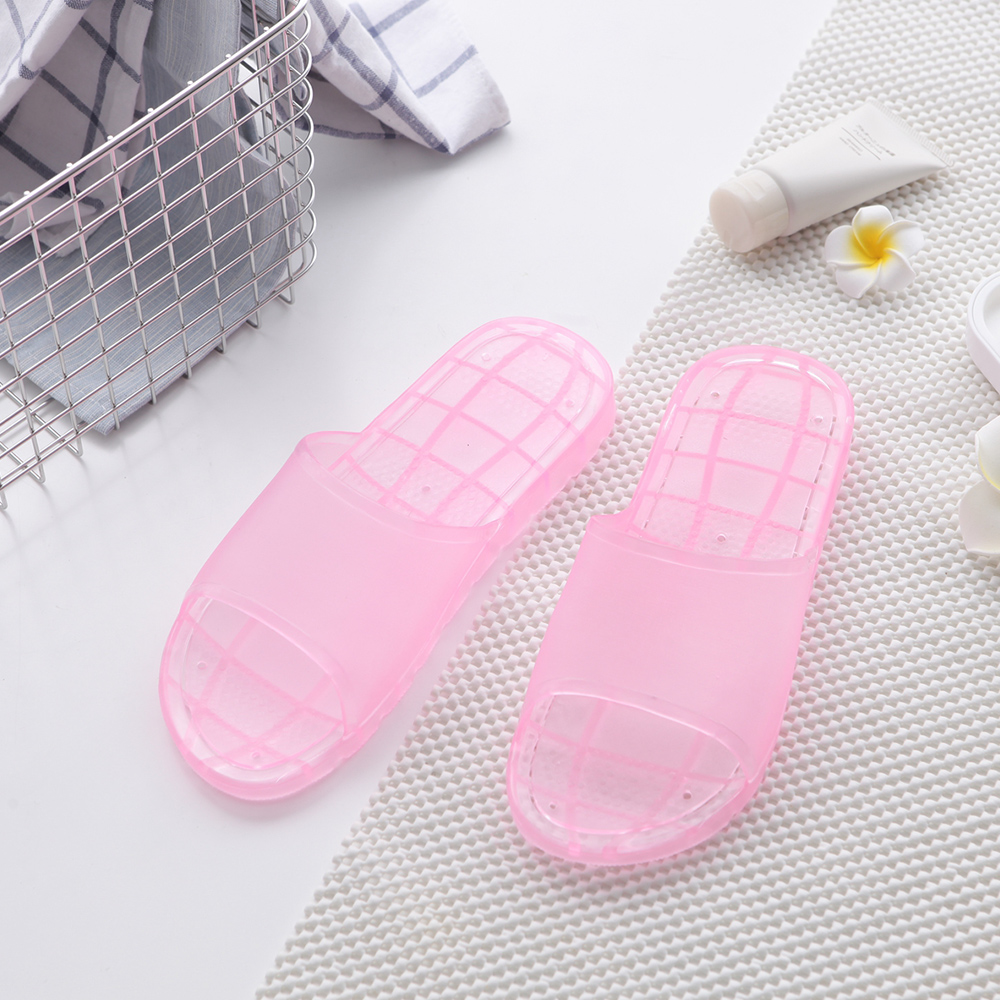 透明感色系-粉漾家居浴室拖鞋-粉色