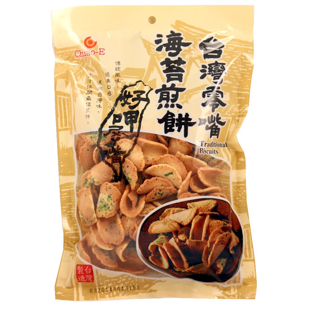 巧益 台灣零嘴-海苔煎餅(170gx2包/組)