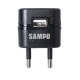 SAMPO 聲寶1A USB萬國充電器轉接頭EP-UB0BU1-B-黑色1入 product thumbnail 1