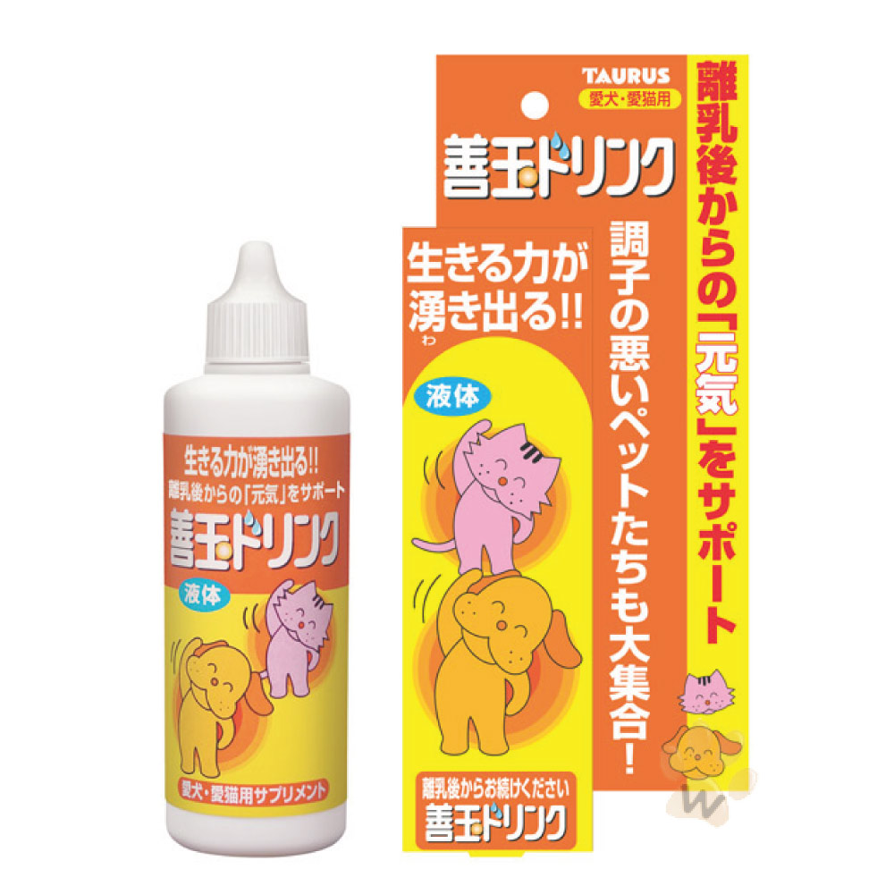 日本金牛座 犬貓用寵物益菌飲料100ml 1入