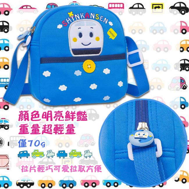 Hello Kitty 亮噗噗車系列-側背包-寶藍SS00C02RB