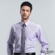 Emilio Valentino 范倫提諾保暖條紋長袖襯衫-紫 product thumbnail 1