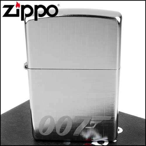 ZIPPO 美系~James Bond 007-詹姆士龐德Logo圖案雕刻打火機
