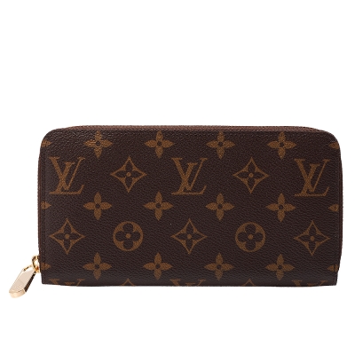 LOUIS VUITTON M42616 經典Monogram花紋拉鍊長夾