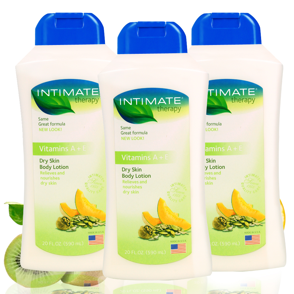 Intimate茵她美A+E長效保濕潤膚乳液590ml三入組