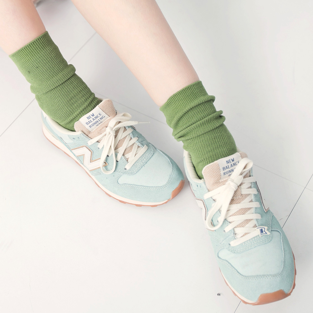 Blossom Gal 繽紛素色經典直羅紋造型短襪2入組(共17色)
