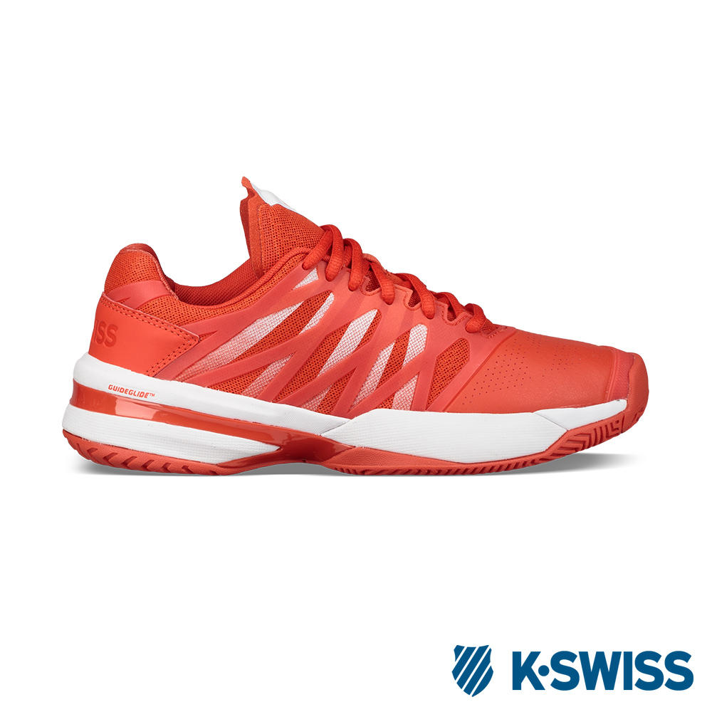 K-SWISS Ultrashot專業網球鞋-女-橘/白