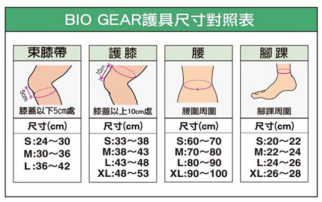 Mizuno BIO GEAR 護膝 (只) K2TJ5A0203