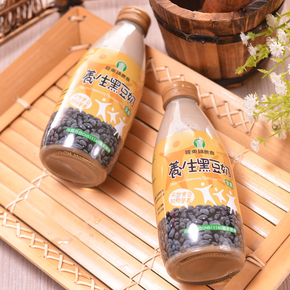 【羅東農會】羅董養生黑豆奶 24瓶 (245ml/瓶)