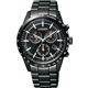 CITIZEN Eco-Drive 舞影者三眼計時腕錶(BL5495-56E)-黑/39mm product thumbnail 1