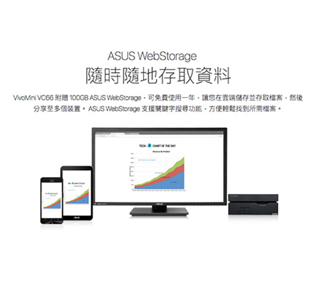 ASUS華碩 VC66迷你電腦(i7-7700/128G+1T/8G/Win10)