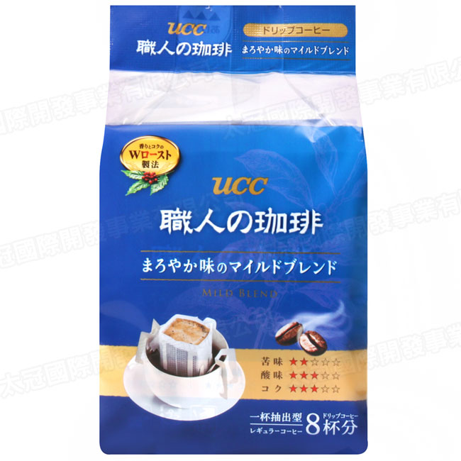 UCC 職人濾式咖啡-柔和香醇(7gx8入)