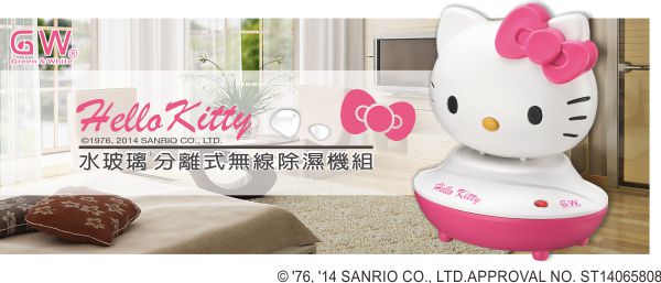 GW x Hello Kitty 水玻璃KITTY分離式除濕機補充包(1入)