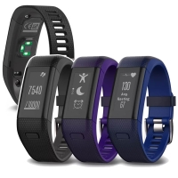 Garmin vivosmart HR+ (內建GPS)  心率手環(黑/ 紫/ 藍色)