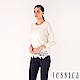 JESSICA - 高雅拼接蕾絲造型上衣（白） product thumbnail 1