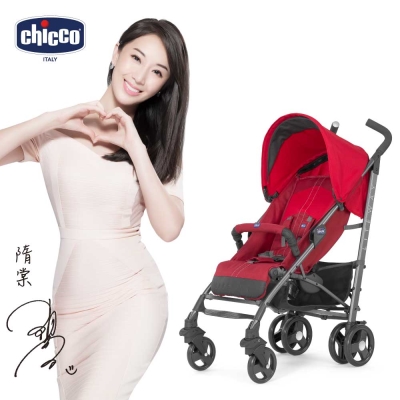 chicco-New Liteway2 樂活輕便推車-深莓紅