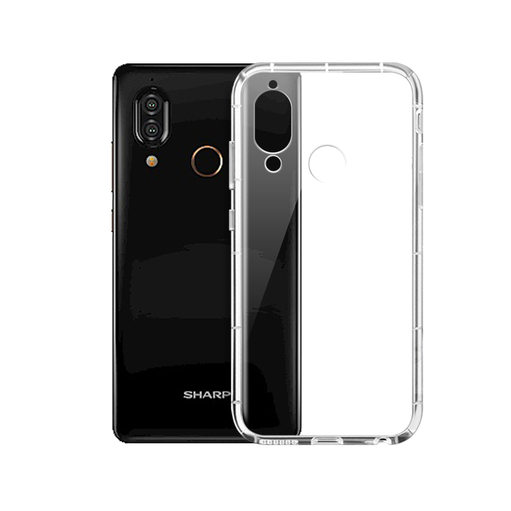 Xmart for SHARP AQUOS S3 加強四角防護防摔空壓氣墊殼