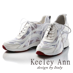 Keeley Ann 網狀運動風格內增高休閒鞋