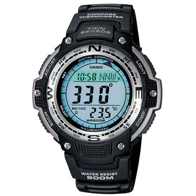 CASIO 雄霸南北先鋒運動休閒錶(SGW-100-1)-47.6mm