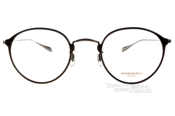 OLIVER PEOPLES眼鏡 限定復古金屬圓框雕花系列/黑#DAWSON 5171