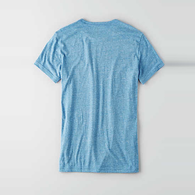 AE 男裝 小圓標棉質短T恤(藍)