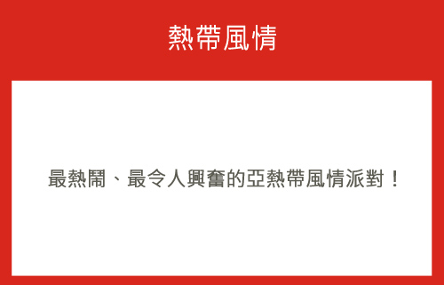 派對盒 PartyBox 生日派對懶人包 熱帶風情主題 8人基本派對盒