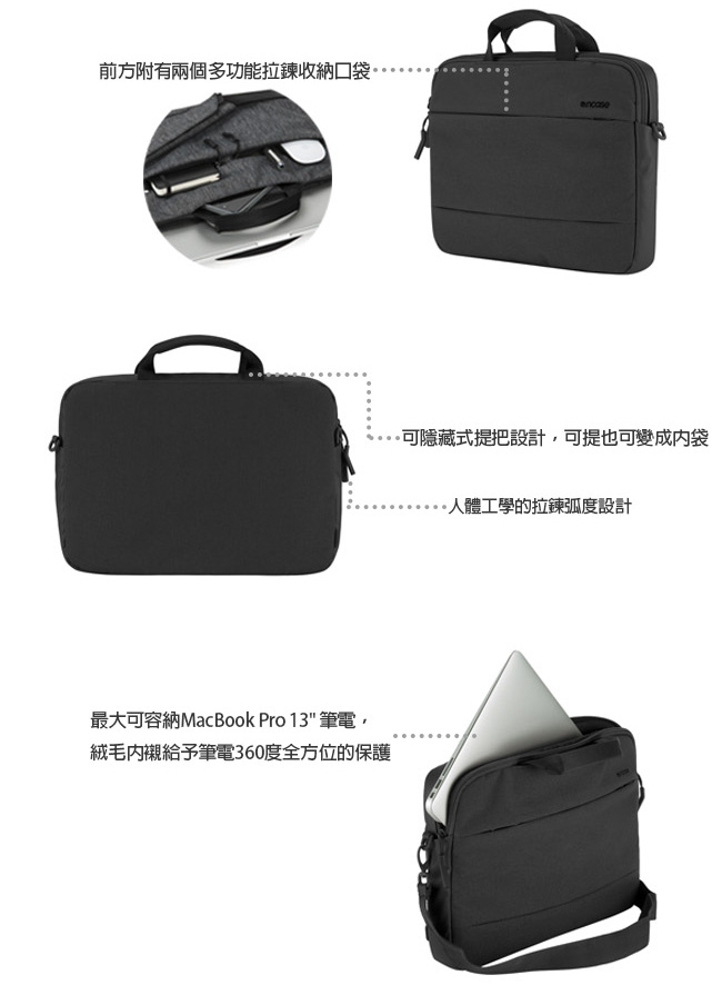 INCASE 城市系列 13吋 City Brief 城市簡約手提筆電包