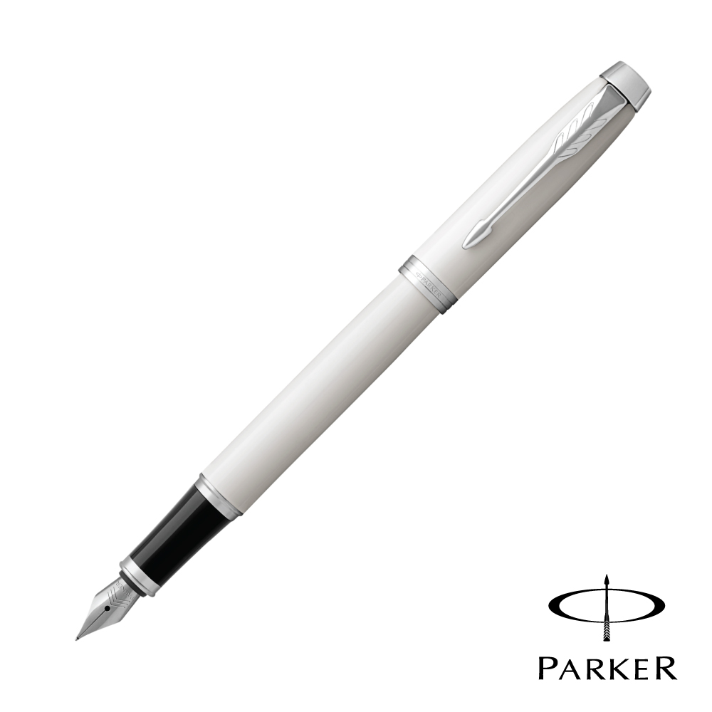 PARKER 派克 NEW IM 白桿白夾 鋼筆