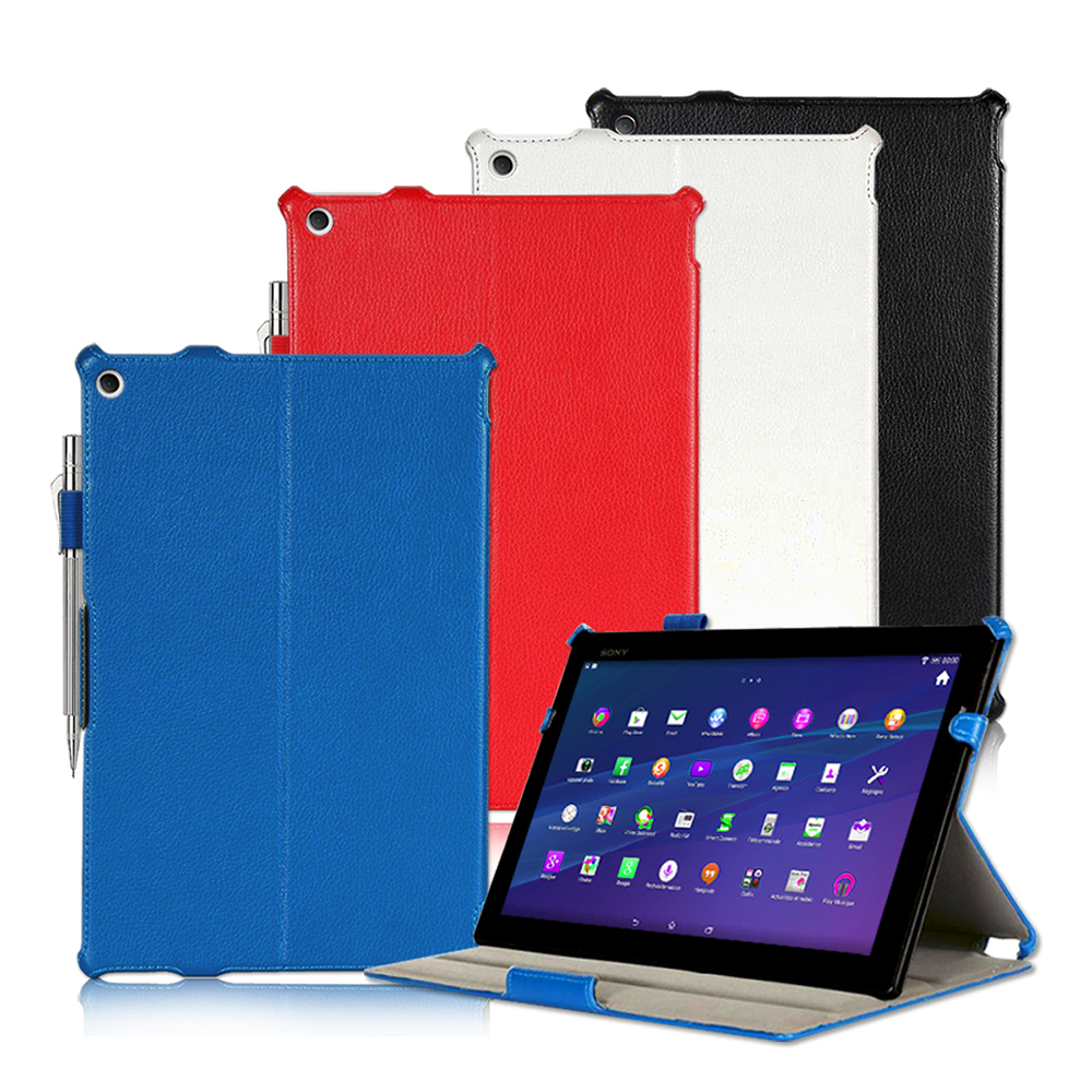 SONY Xperia Z2 Tablet 熱定型休眠支架保護套