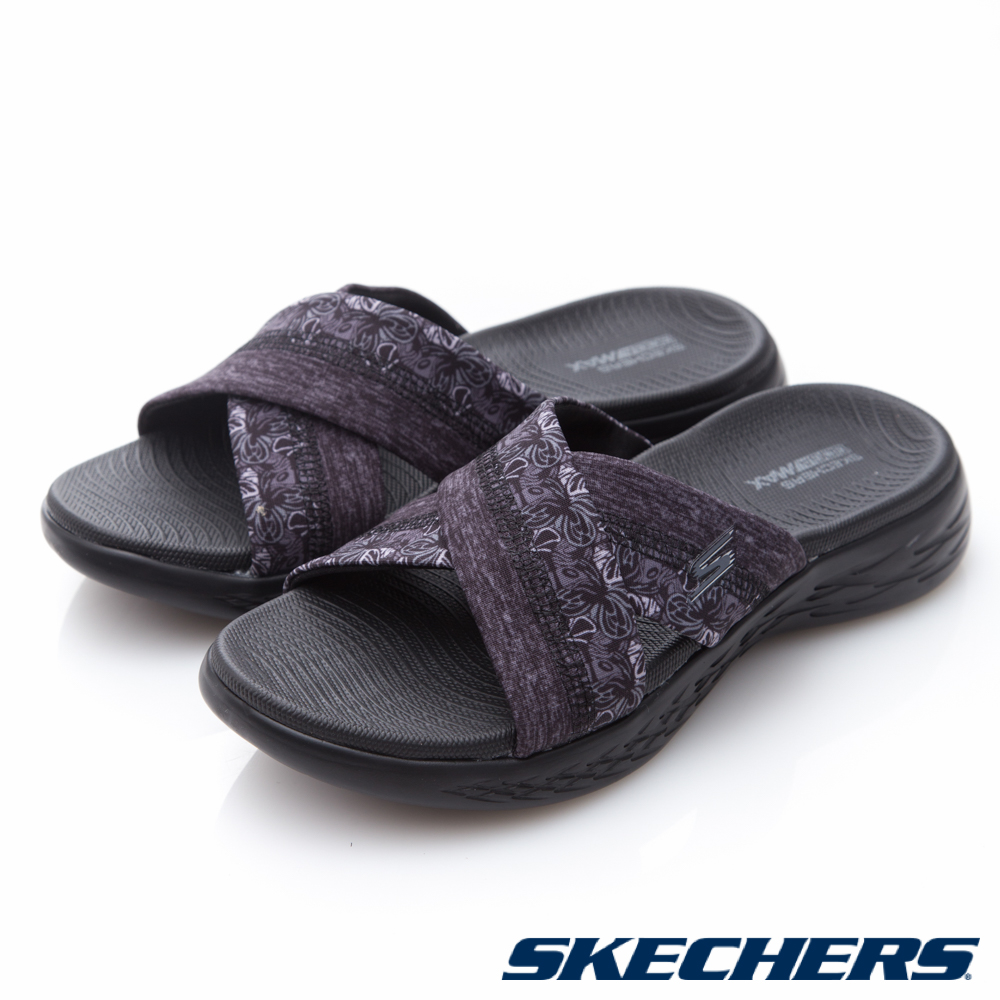 SKECHERS(女)時尚休閒系列ON THE GO 600拖鞋-15306BBK