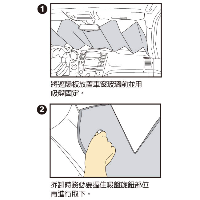 3D 光淨化消臭氣泡遮陽板 轎車型