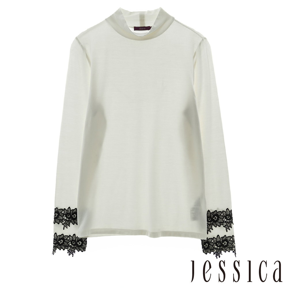 JESSICA-舒適保暖慵懶針織上衣(白)