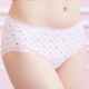 內褲 親膚棉印花蕾絲系列M-LL 中腰三角內褲(甜莓粉) 華歌爾 product thumbnail 2