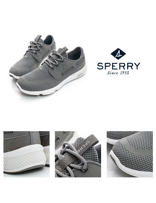 SPERRY 全新進化7SEAS全方位休閒鞋(男款)-灰