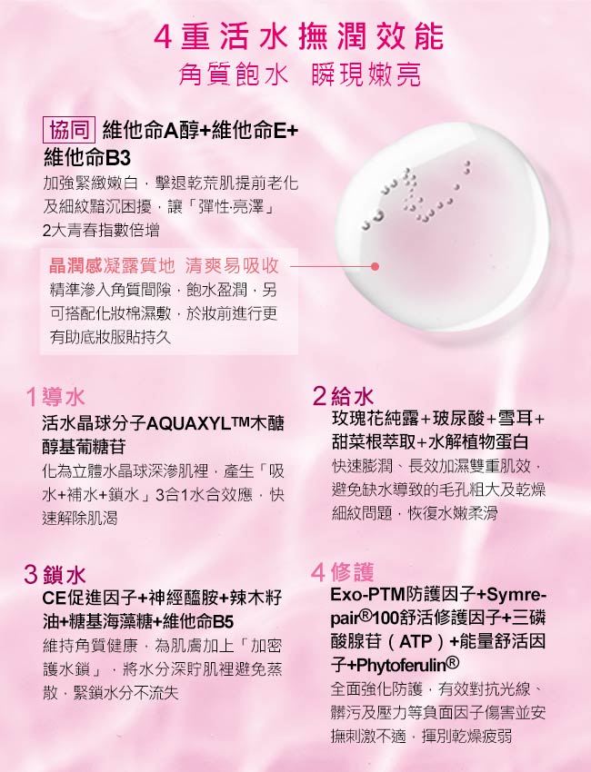 NARUKO牛爾森玫瑰美肌保濕4件組(洗面霜+保濕露+凍膜+面膜10片)