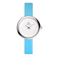 OBAKU 雅悅媛式時尚腕錶-銀框x藍帶/27mm product thumbnail 1