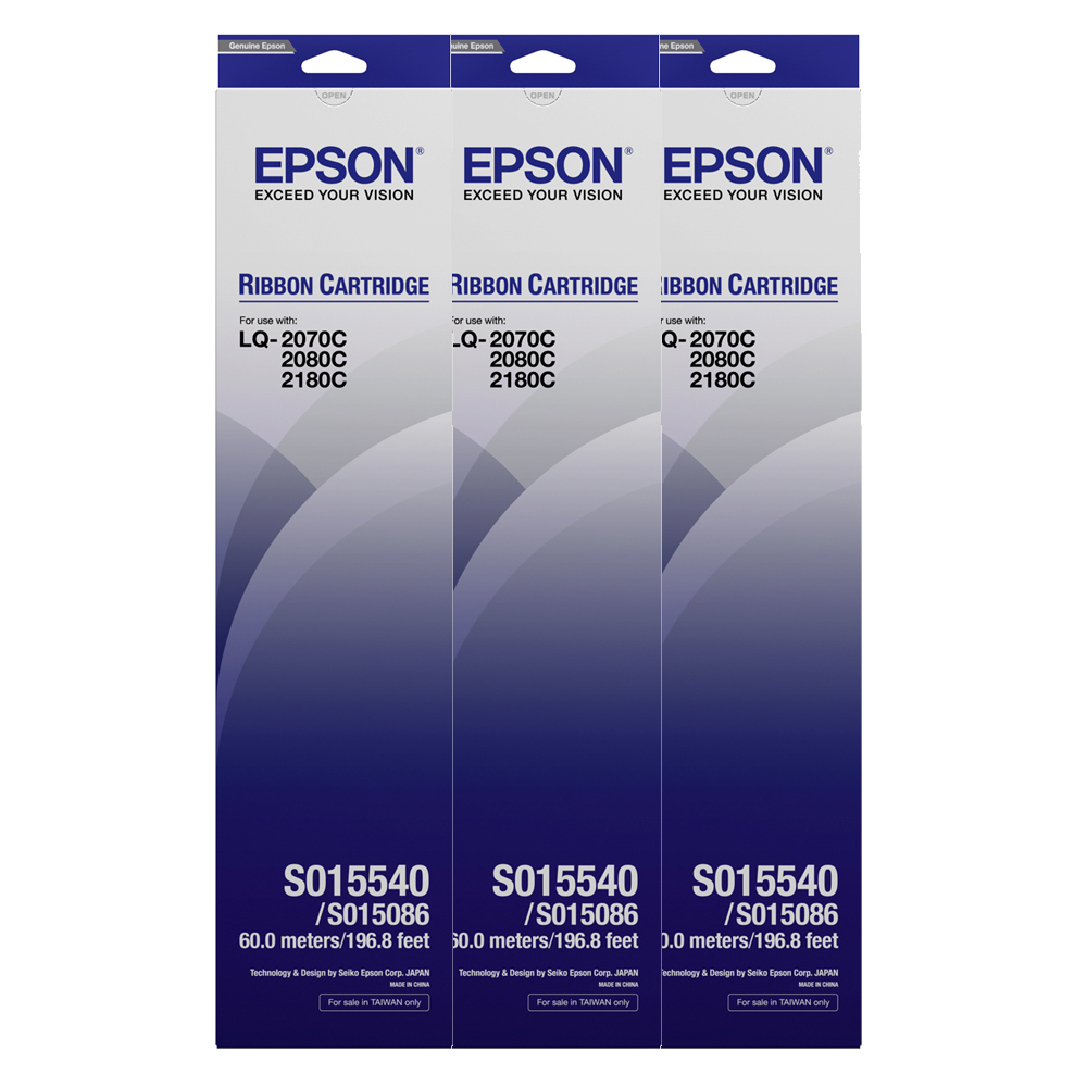 EPSON  S015540 原廠黑色色帶(6組)