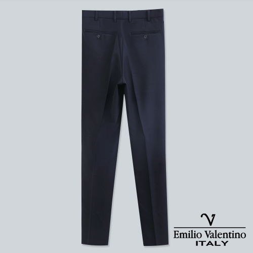 Emilio Valentino 范倫提諾高級平面西褲-丈青
