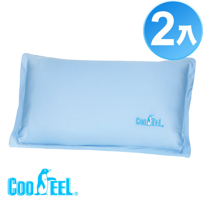 CooFeel 台灣製造高級酷涼紗經典歐式滾邊枕頭套2入
