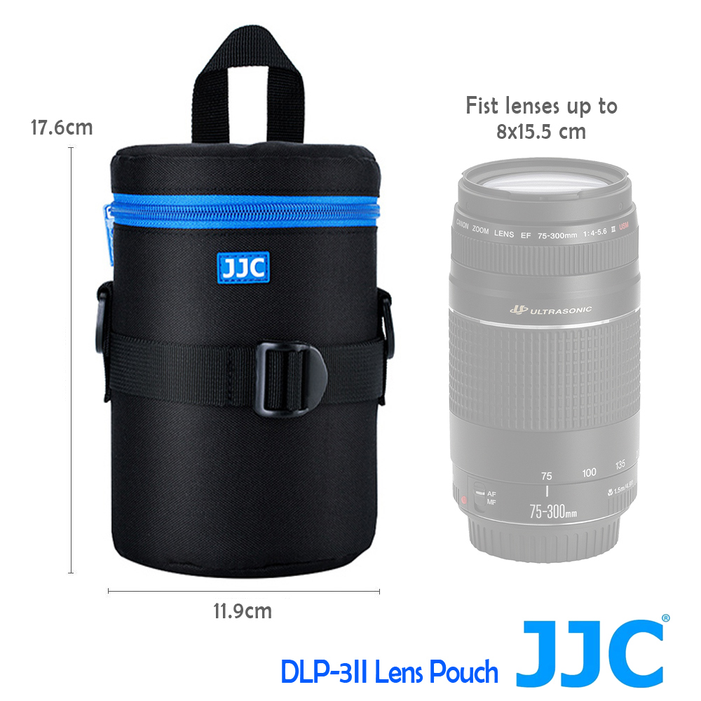 JJC DLP-3 二代 豪華便利鏡頭袋 80x155mm